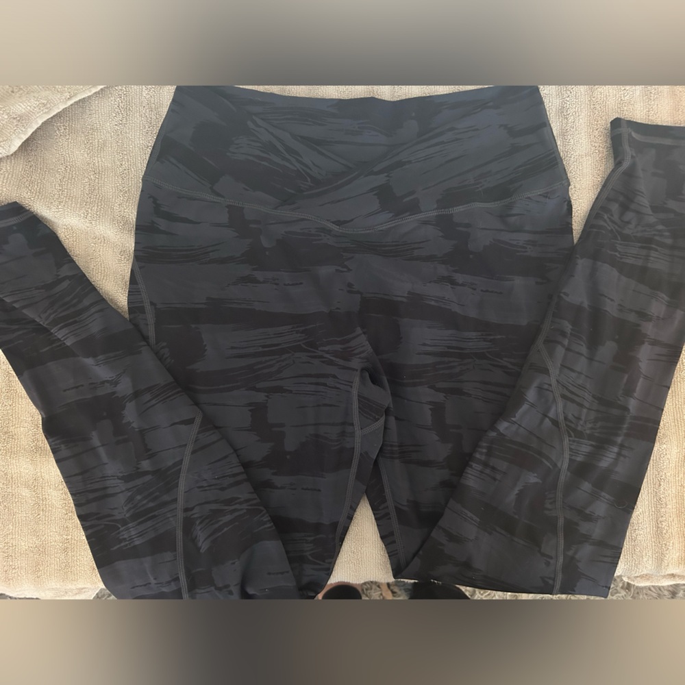 Alphalete surface power leggings brushed black XL